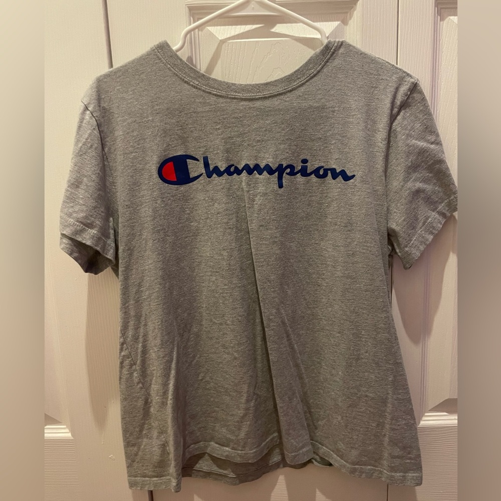 grey champion tee-shirt